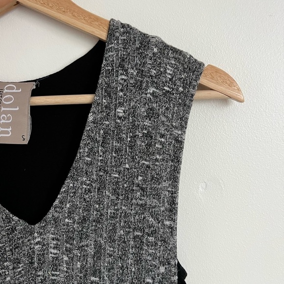 Anthropologie Dolan Left Coast Collection Gray Luna Sleeveless Sweater Dress - Picture 3 of 6